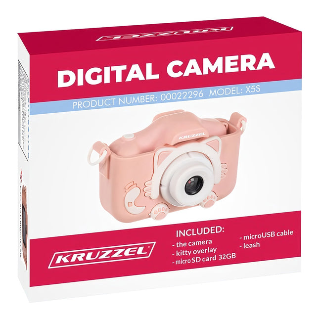 Pink Kruzzel AC22296 digital camera