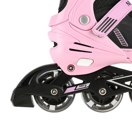 Pink LED In-Line Skates, Size M (35-38)