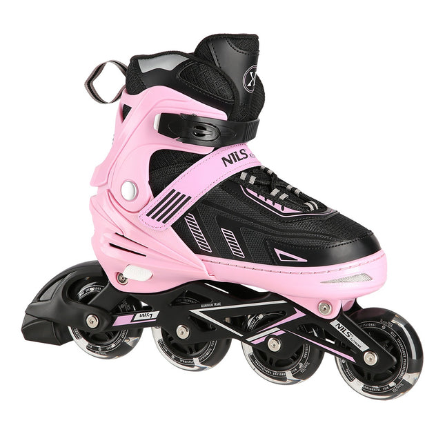 Roze LED inline skates, maat M (35-38)
