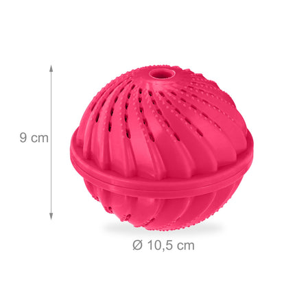 Pink Laundry Balls, Set of 4 – Eco-Friendly, Reusable