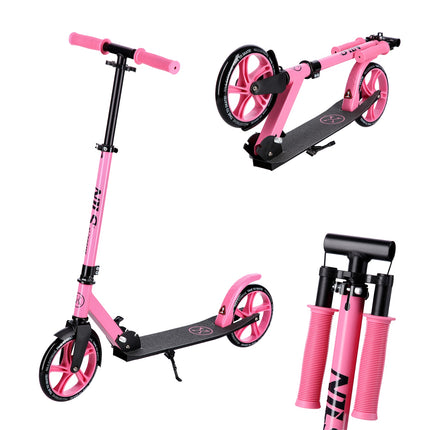 Pink Scooter for Kids – Adjustable Height, Lightweight