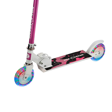 Pink Scooter for Kids – Adjustable Height, Lightweight