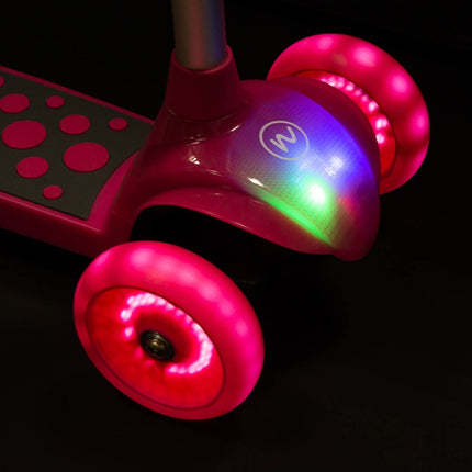 Pink Scooter for Kids – Lightweight, Foldable Design