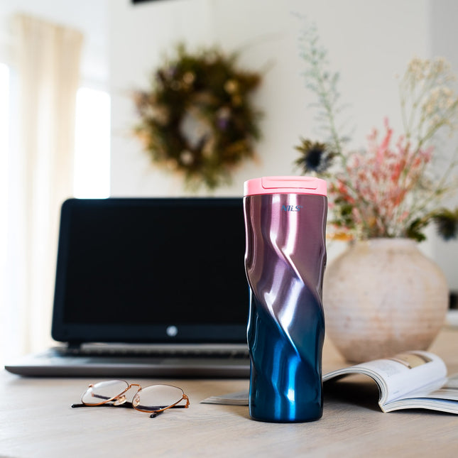 Pink Thermal Cup, Insulated, 22 oz