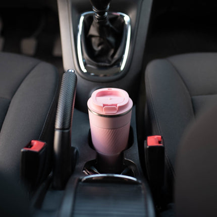 Pink Thermal Cup – Insulated, Leak-Proof, 9 oz