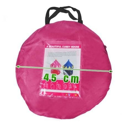 Pink children's tent