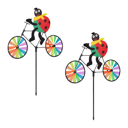 Pinwheel Ladybug Set of 2