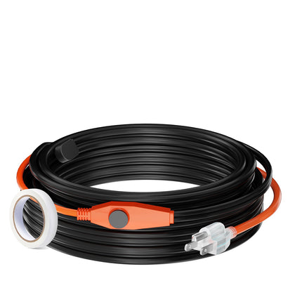 Pipe Heating Cable 25 m, 23 W/m, Built-In Thermostat, IP68