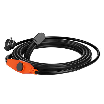 Pipe Heating Cable, 2 m, 23 W/m, Built-In Thermostat, IP68