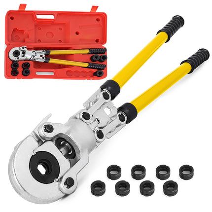 Pipe Press Crimping Pliers 16-32mm, 360 Head, U/TH Dies