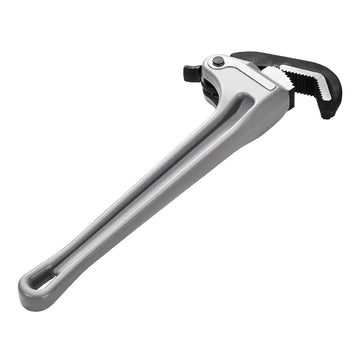 Pipe Wrench, 18-Inch Aluminum Auto-Adjust Jaw, 3.5-In