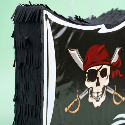 Pirate Flag Pinata Set – Stick And Eye Mask