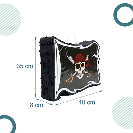 Pirate Flag Pinata Set – Stick And Eye Mask