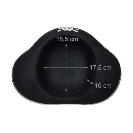 Pirate hat 4-pack
