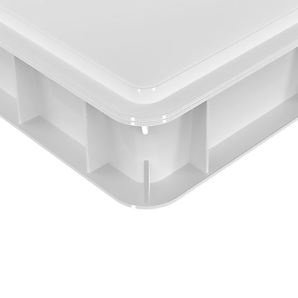 Pizza Dough Proofing Box with Lid, Holds 12–16 Balls