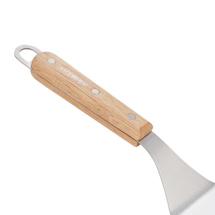 Pizza Slider with light brown wooden handle
