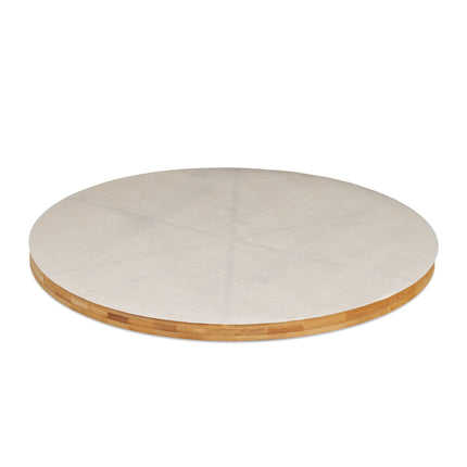 Pizza board in bamboo, 2 pcs, with baking paper