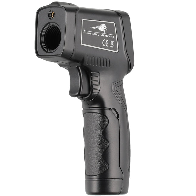 Pizza oven infrared thermometer