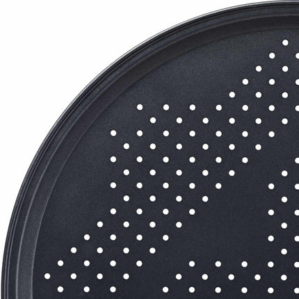 Pizza plate perforated set