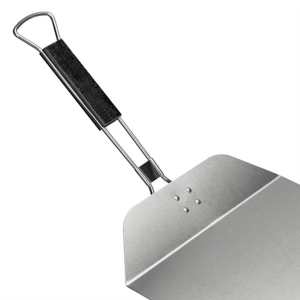 Pizza shovel with wooden handle