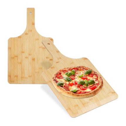 Pizza sliders in bamboo - set of 2