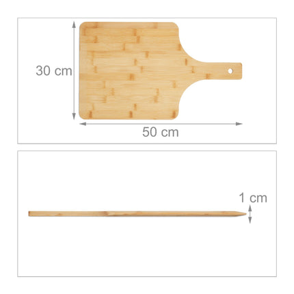 Pizza sliders in bamboo - set of 2