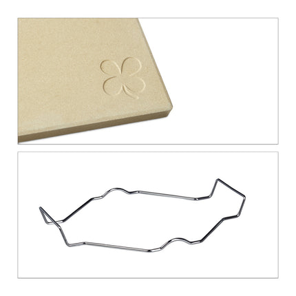 Pizza stone 1.5 cm in set