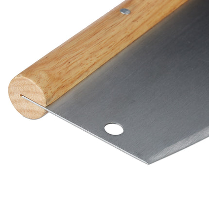 Pizza weighing knife in stainless steel