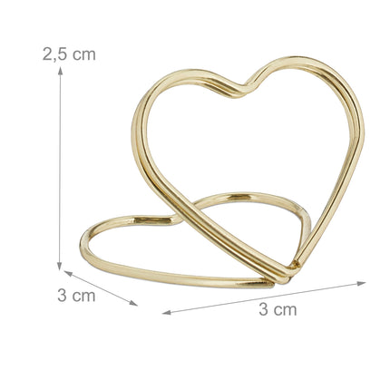 Placeholder heart set of 48