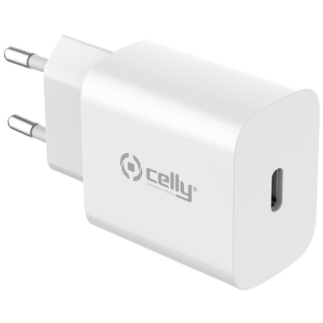 Planet USB charger USB-C 25W made of 100% recycled plastic White