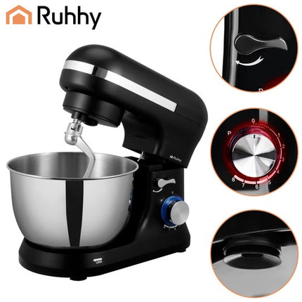 Planetary Food Processor, 1000W, 4.5L Bowl, Black