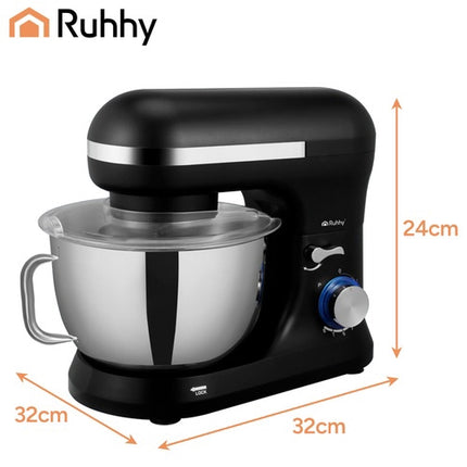 Planetary Food Processor, 1000W, 4.5L Bowl, Black