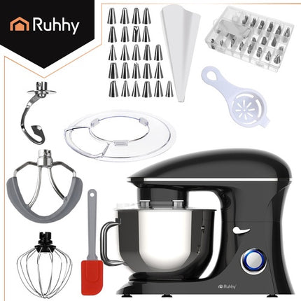 Planetary Kitchen Mixer, 6.2L Bowl, 9-in-1 Functions