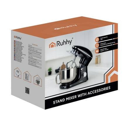 Planetary Kitchen Mixer, 6.2L Bowl, 9-in-1 Functions