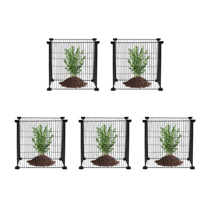 Plant Cages 5 Pack, 15.35in Metal Mesh Animal Guard