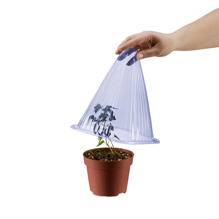 Plant Protection Cones, Blue, Set of 32, PVC Material