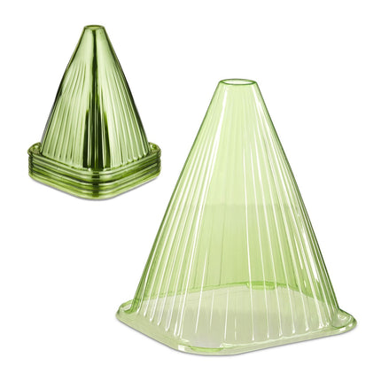 Plant Protection Cones, Dark Green, Set of 32