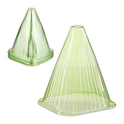 Plant Protection Cones, Set of 32 – Green PVC Covers