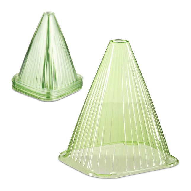 Plant Protection Cones, Set of 32 – Green PVC Covers
