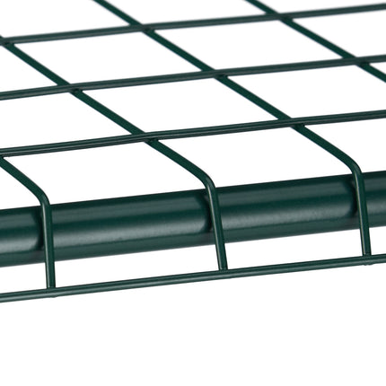 Plant Racks with 4 Metal Grid Shelves, Set of 2