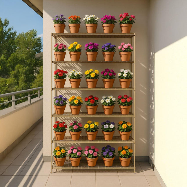 Plant Stand with 6 Shelves – Indoor/Outdoor Use