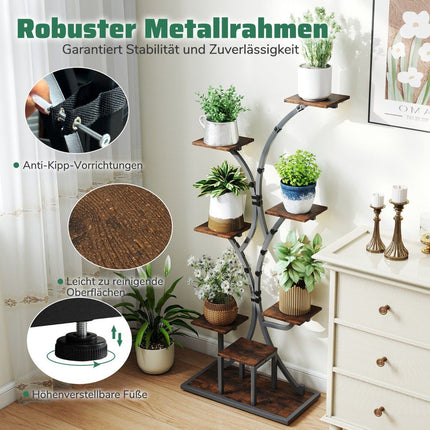 Plant Stand with Grow Lights – 8-Tier Indoor Shelf
