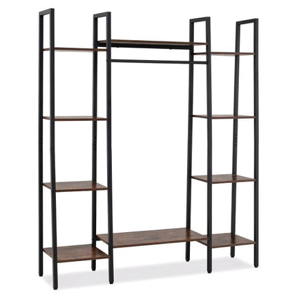 Plant Stand with LED Grow Light, 10 Shelves, Brown