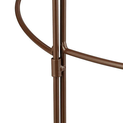 Plant Support Stakes, 2-Piece Iron Fleur-de-Lis Design