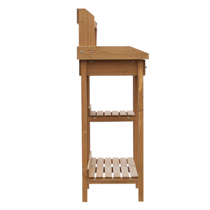 Spruce garden table with tub, 112 cm - Perfect for plant care