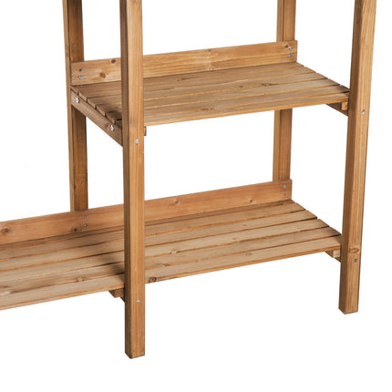 Spruce garden table with tub, 112 cm - Perfect for plant care