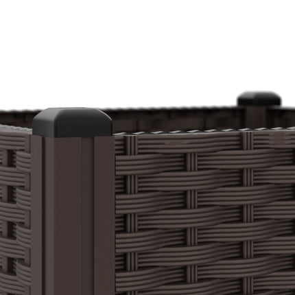 Planter box in rattan look