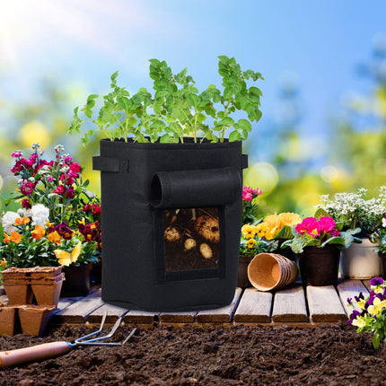 Planting bag in fleece set of 3 Ø 30 cm