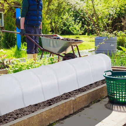 Planting tunnel made of fleece 7 m