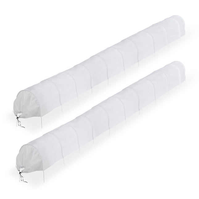 Planting tunnel made of fleece 7 m set of 2